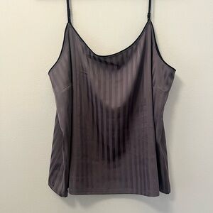 Auden Purple Ribbed Fitted Camisole Top Sleepwear